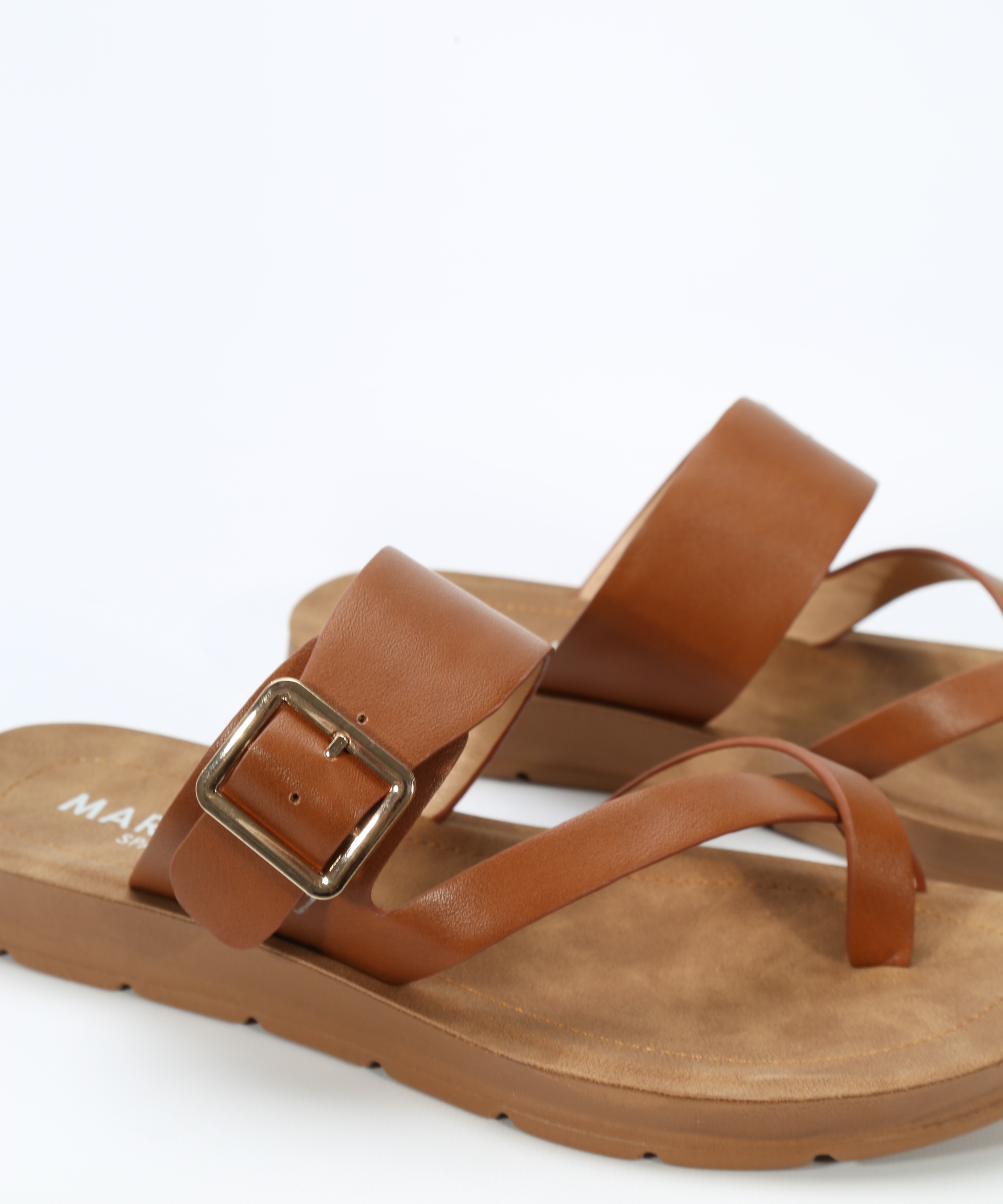 Sandalias planas hebilla image number null